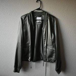 ✨Sale Satin Bomber Jacket